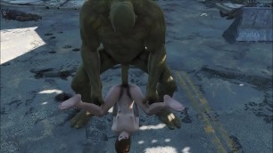 Fallout 4 Elie Supermutant ambush