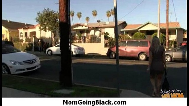 Huge Black Meat Going into Horny Mom 4